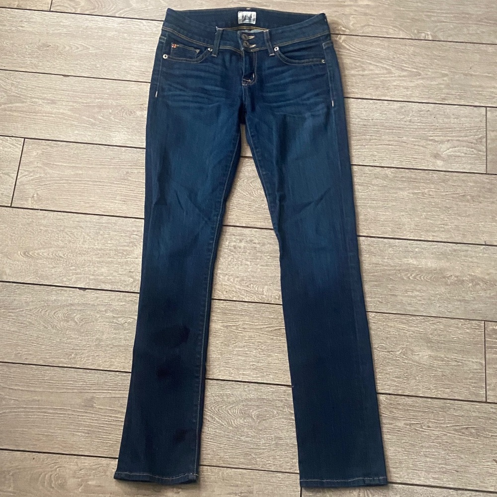 Hudson Jeans Women's Straight-Leg Dark Blue Denim
